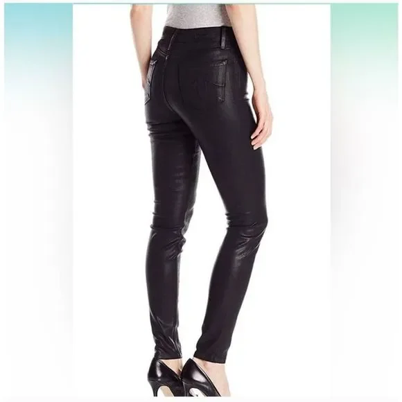 Level 99 Women Forever Black Denim Pants High Rise Skinny Jeans size 28/6 - Picture 2 of 10